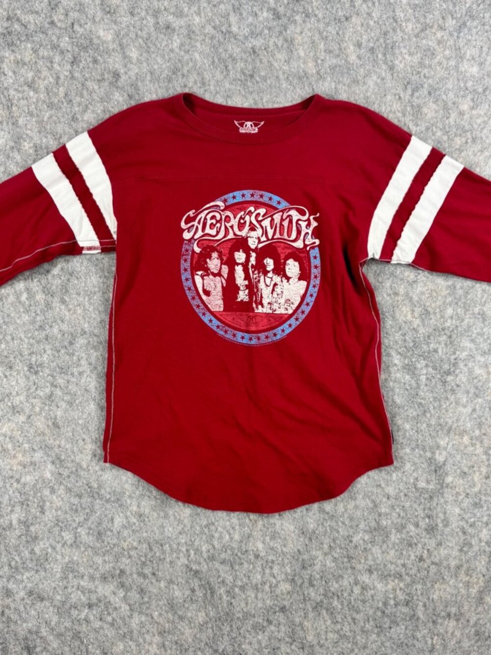 Trunk Ltd Aerosmith Shirt 3/4 Sleeve Sz M Double Sided